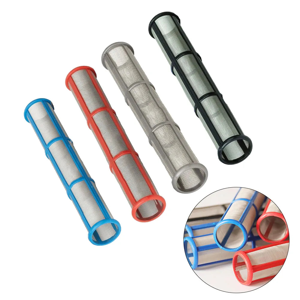 1pc 30/60/100/200 malha pulverizadores de tinta mal ventilada bomba coletor longo filtro máquina pulverização acessórios para revestimentos esmaltes látex