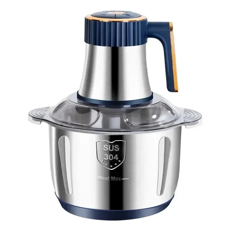 Moedores de Carne Elétricos Multifuncionais, Processador De Alimentos Para Bebês, Triturador De Alimentos, Fatiador De Vegetais, Baby Chopper, Aço Inoxidável 304, 5L, 110V US