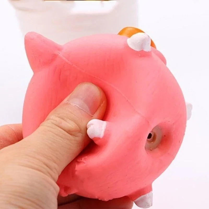 Animais design durável cão mastigar brinquedos porcos, vacas, galinhas, resistente estridente cão moagem dentes brinquedos, látex para animais de estimação para limpar os dentes brinquedos