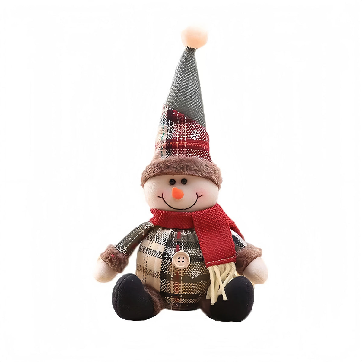 Bonecos de Natal para decoração de árvores, incluindo o Papai Noel, o boneco de neve e as figuras de renas, para decoração de casa, presentes de aniversário e para celebrar o Natal.