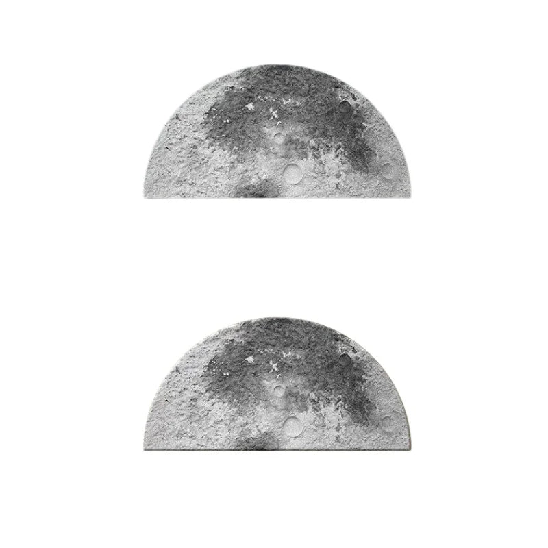 Pintura Decorativa para Sala de Estar com Tema Lunar, Pintura com Lâmpada LED de Parede, Painel de Fundo, Sensação de Alto Padrão, Pintura Suspensa em Arenito