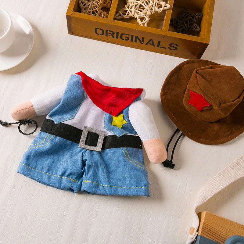 Conjuntos de fantasias ajustáveis para cães de Halloween, roupas, cosplay, fantasia para cães médios e grandes, pug, roupas novas, engraçado, 2023