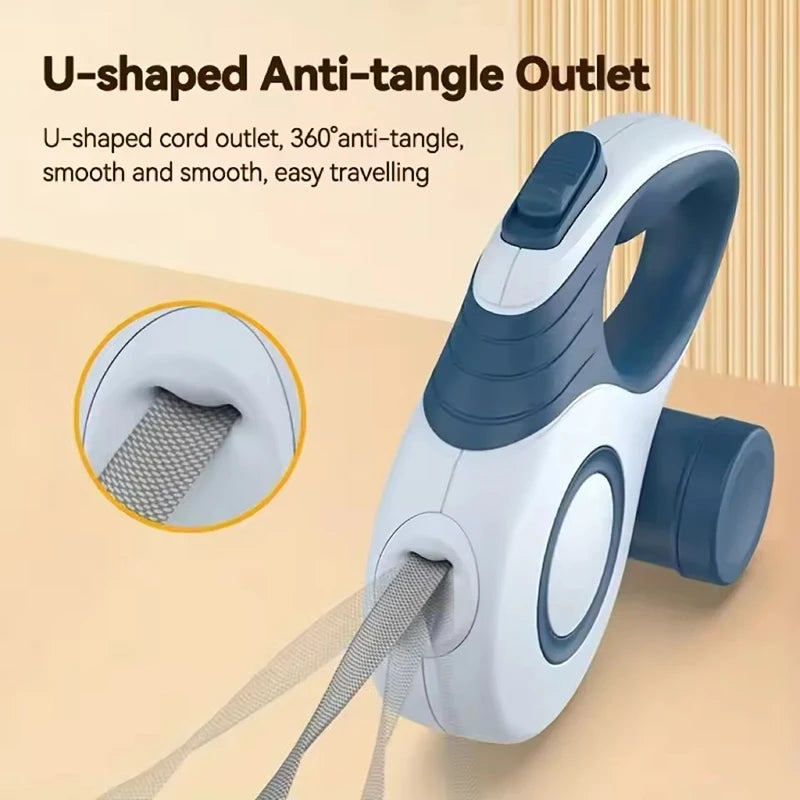 Trela retrátil automática para cães, corda extensível para viagens ao ar livre, caminhada, cães pequenos, corda de tração, chumbo para gatos