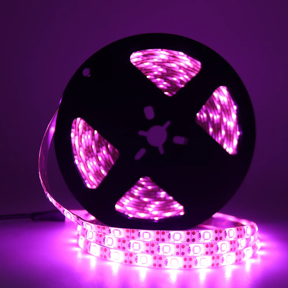 5v 2835 luz de tira led usb 60leds/m fita flexível led com interruptor branco quente à prova dwaterproof água luzes led para decoração do quarto