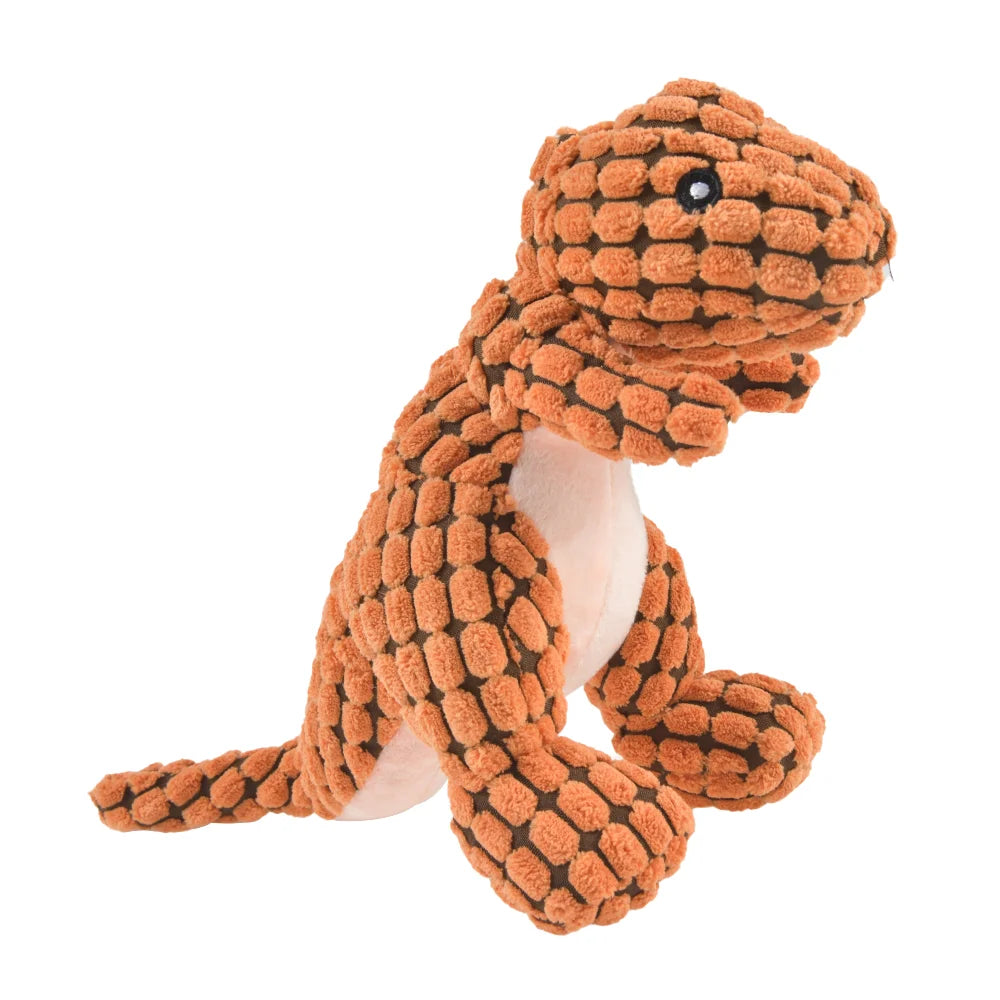 Gatos e cães animais de estimação dinossauro de pelúcia brinquedos interativos cão mastigar brinquedos de pelúcia recheio suprimentos para animais de estimação brinquedos para cães pequenos