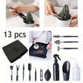 Conjunto de 13 Peças de Ferramentas de Jardinagem DIY Ergonômicas de Alta Qualidade e Resistentes, Essencial para Iniciantes, Conjunto de Ferramentas Confortáveis