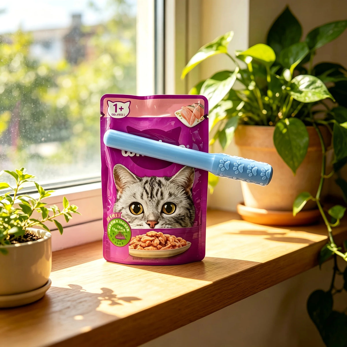 2026 Novo Espremedor Portátil de Ração Úmida para Cães e Gatos, Ferramenta de Espremer Pacotes de Refeição Úmida, Protege as Unhas, Fácil de Limpar, Dispositivo de Espremer Durável