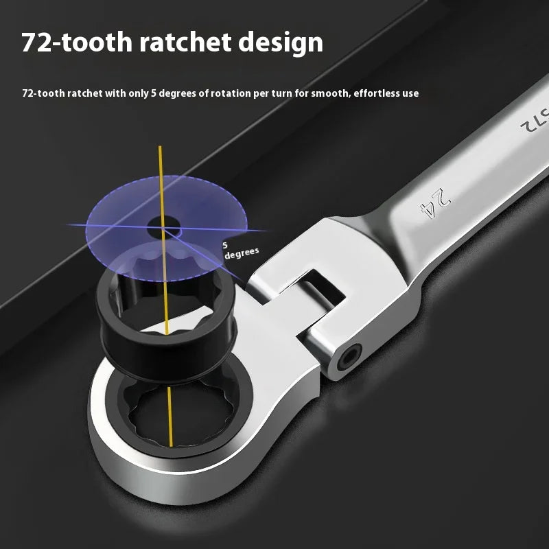 Ferramenta de chave de catraca de vantagem mecânica para uso fácil em espaços apertados Hardware de melhoria da casa essencial