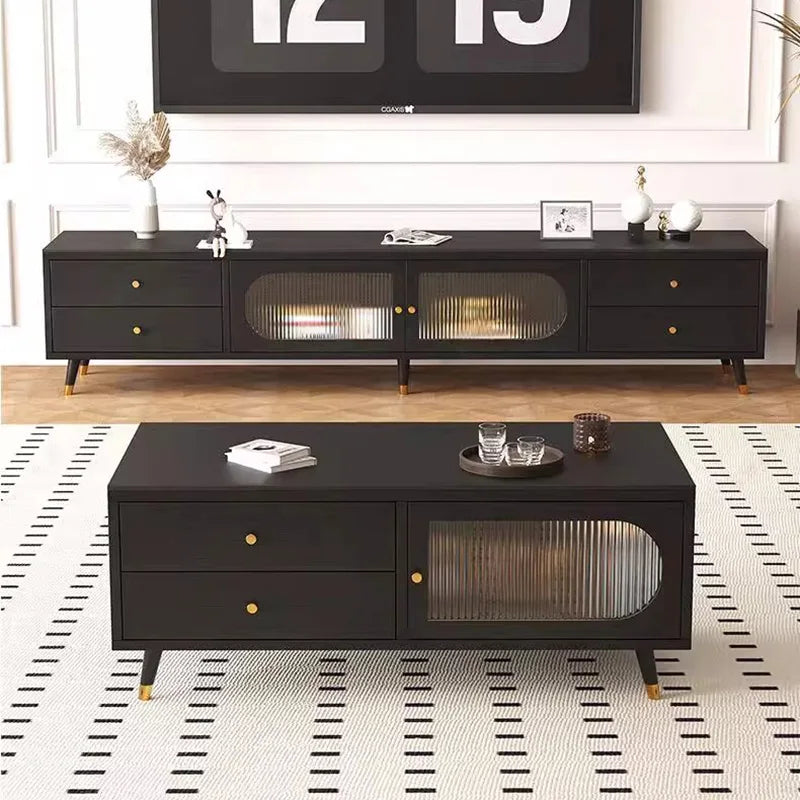 Design italiano suporte de tv com gavetas beleza única sala de estar suporte de tv minimalista premium meuble de rangement móveis para casa