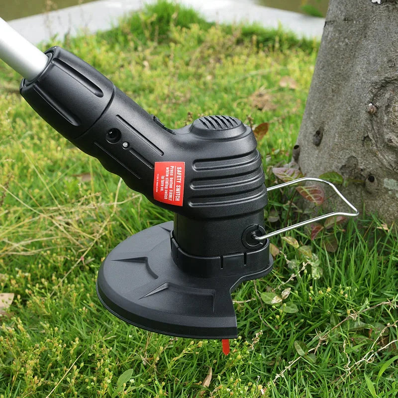 Aparador de grama elétrico portátil recarregável sem fio baixo ruído flor jardinagem poda portátil pequeno gramado corte ferramenta jardim