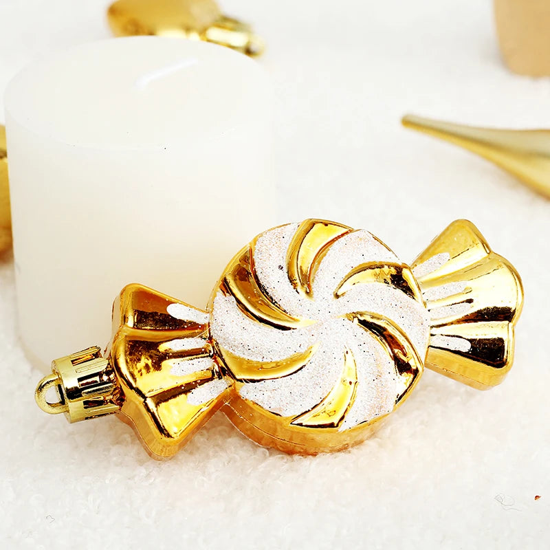    Ornamentos de bola de natal de 73 pces, decorações de suspensão inquebráveis do ornamento da bola de natal para a árvore de natal