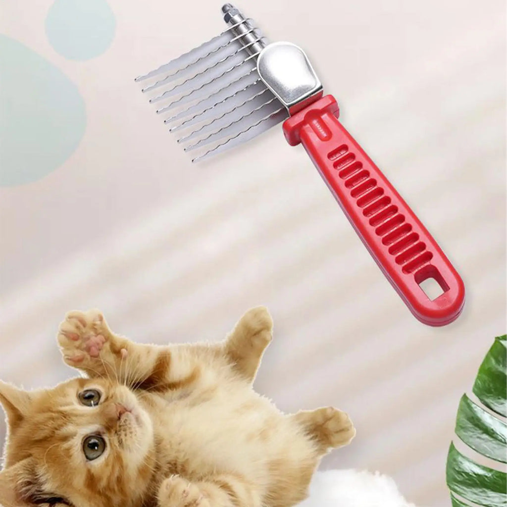 Escova Desembaraçadora para Pets, Escova de Tosa para Remoção de Pelos, Escova Suave para Desembaraçar Pelos, Ferramentas para Gatos, Uso Interno e Externo