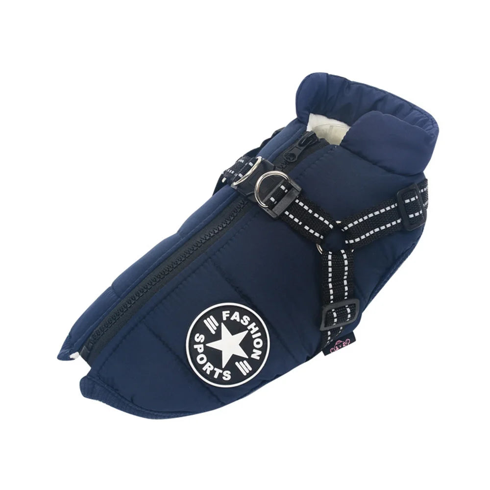 Colete Impermeável para Cães com Arnês Refletivo, Roupas de Inverno para Cães Pequenos e Médios, Shiba Inu, Doberman, Jaquetas para Atividades ao Ar Livre