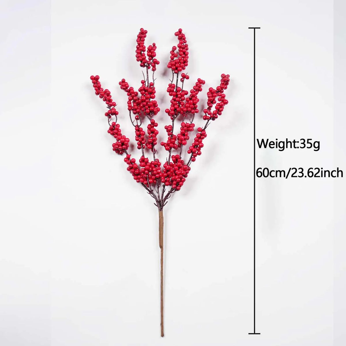 Natal vermelho berry flor artificial pinha ramo decorações da árvore de natal ornamento embalagem de presente festa em casa diy grinalda