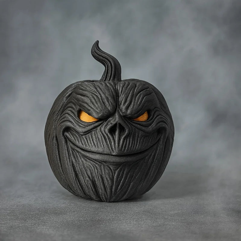Conjunto Inclui Base de Abóbora, Fantasma e Chapéu, Decoração Criativa de Elfo de Abóbora de Halloween Impressa em 3D, Ornamento de Mesa para Cenário de Feriado, Casa