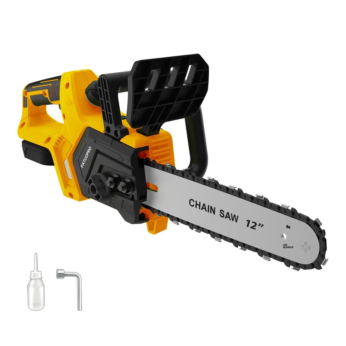 Serra Elétrica Sem Fio de 12'' com Motor Sem Escovas, Serra Recarregável para Corte de Árvores, Compatível com Bateria Makita 18v