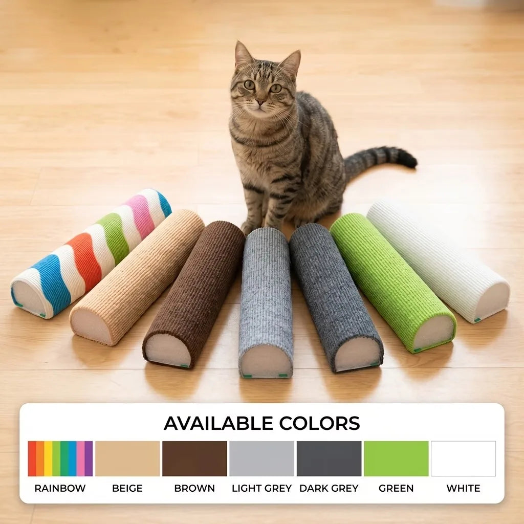 Poste Arranhador para Gatos de Alta Adesão, Brinquedo para Animais de Estimação, Ideal para Gatos Afiarem as Garras em Ambientes Internos, Tábua Arranhadora para Proteção de Móveis