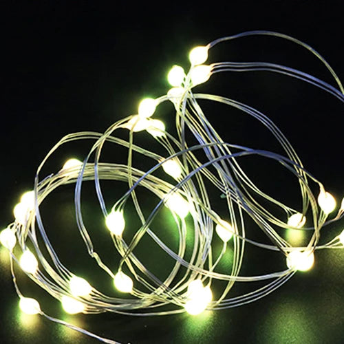 1 pçs 1m 2 3m 5m fio de cobre led luzes da corda iluminação do feriado guirlanda de fadas para a árvore de natal festa de casamento decoração natal