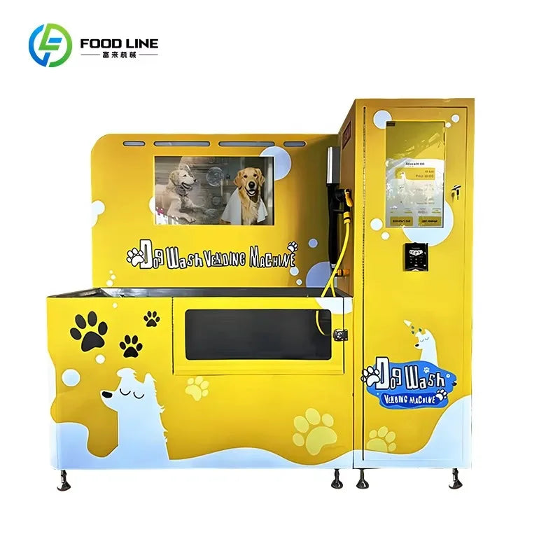 Lavadora de Animais de Estimação Personalizada com Sistema de Múltiplas Opções de Pagamento e Secagem, Design Amigável para Animais para Uso em Pet Shops e Residências