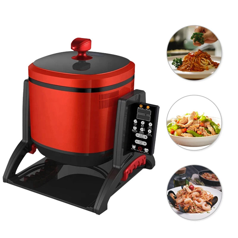 Equipamento de cozinha, máquina de cozinhar automática, tipo tambor inteligente