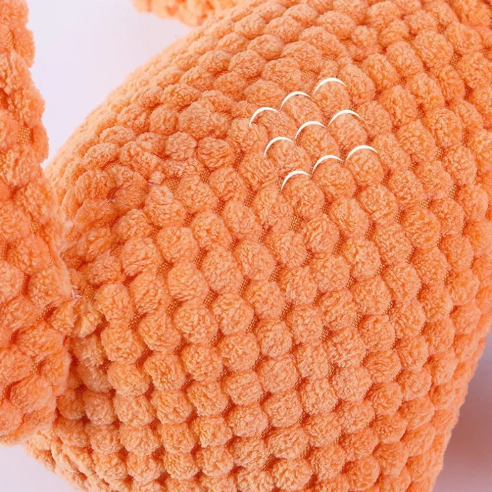 Brinquedo de pelúcia para animais de estimação, brinquedo interativo para limpeza de dentes, estilo animal fofo, resistente à mordida, filhote de cachorro estridente, brinquedo de mastigar, suprimentos para animais de est