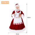 40cm natal anjo boneca estatueta brinquedo colher de árvore ornamentos em pé aniversário natal decorações navidad decoração para casa novedades