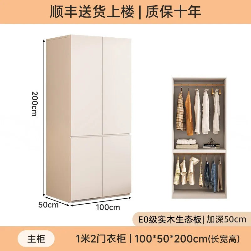 Guarda-roupa Armário com Gavetas e Prateleiras para Organização Doméstica, Armário de Canto Solteiro para Sala de Estar Kasa & Pet Store