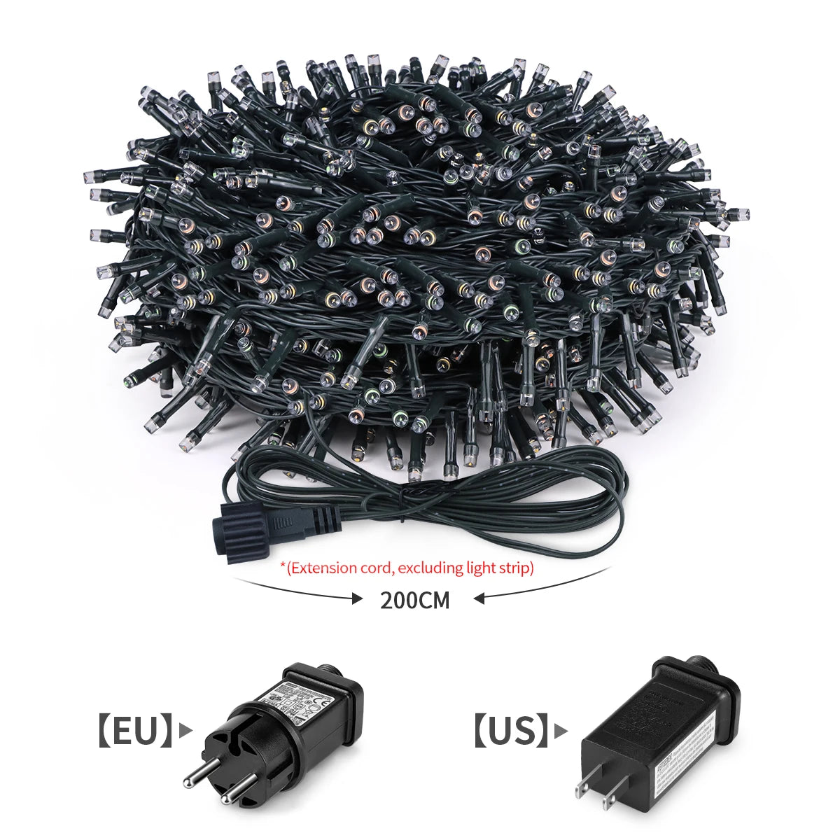 Natal ao ar livre jardim led string luz 24v árvore de natal luzes de fadas à prova dwaterproof água guirlanda lâmpada para pátio decoração festa feriado