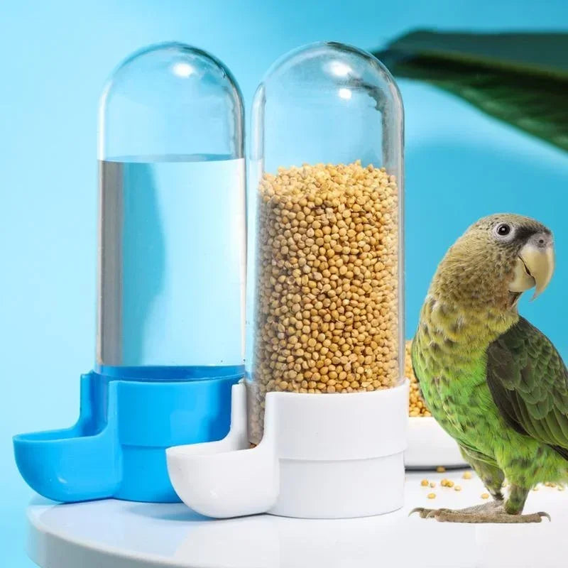 Dispensador de Água e Comida para Animais de Estimação, Caixa de Alimentos para Pássaros, Acessórios para Gaiolas de Esquilos e Papagaios