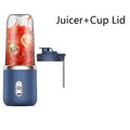 Liquidificador Elétrico Portátil USB com 6 Lâminas, Mini Espremedor de Frutas Sem Fio, Copo para Triturar Gelo, Ferramenta de Cozinha