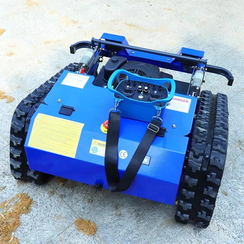 Cortador de grama com controle remoto personalizado, cortador de grama sem fio autopropelido de 4 tempos com motor elétrico, adequado para gramados de jardim