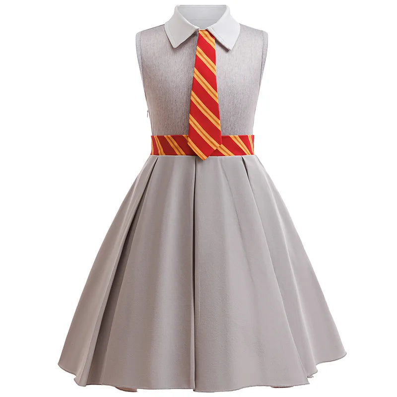 Meninas assistente escola cosplay vestido com capa uniforme da academia mágica para o dia das bruxas crianças bruxa role play festa traje carnaval