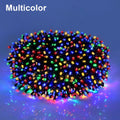 Luzes de corda LED para decoração de Natal à prova d'água, plugue UE/EUA 24V, guirlanda de luzes de fadas para decoração de quarto de jardim ao ar livre