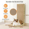 Raspador para gatos, papelão grande/pequeno em forma de l, resistente ao desgaste, resistente a arranhões, poste de arranhar, brinquedo para gatos, animais de estimação, acessórios para gatos