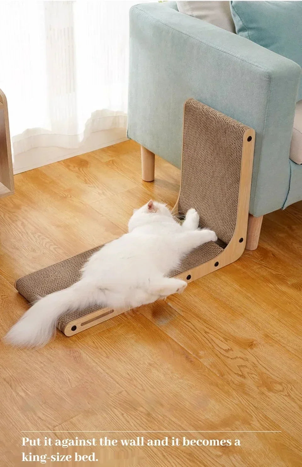 Gato arranhando placa gato brinquedos de madeira resistente ao desgaste e resistente a riscos post gato móveis treinamento moagem garra brinquedos sofá