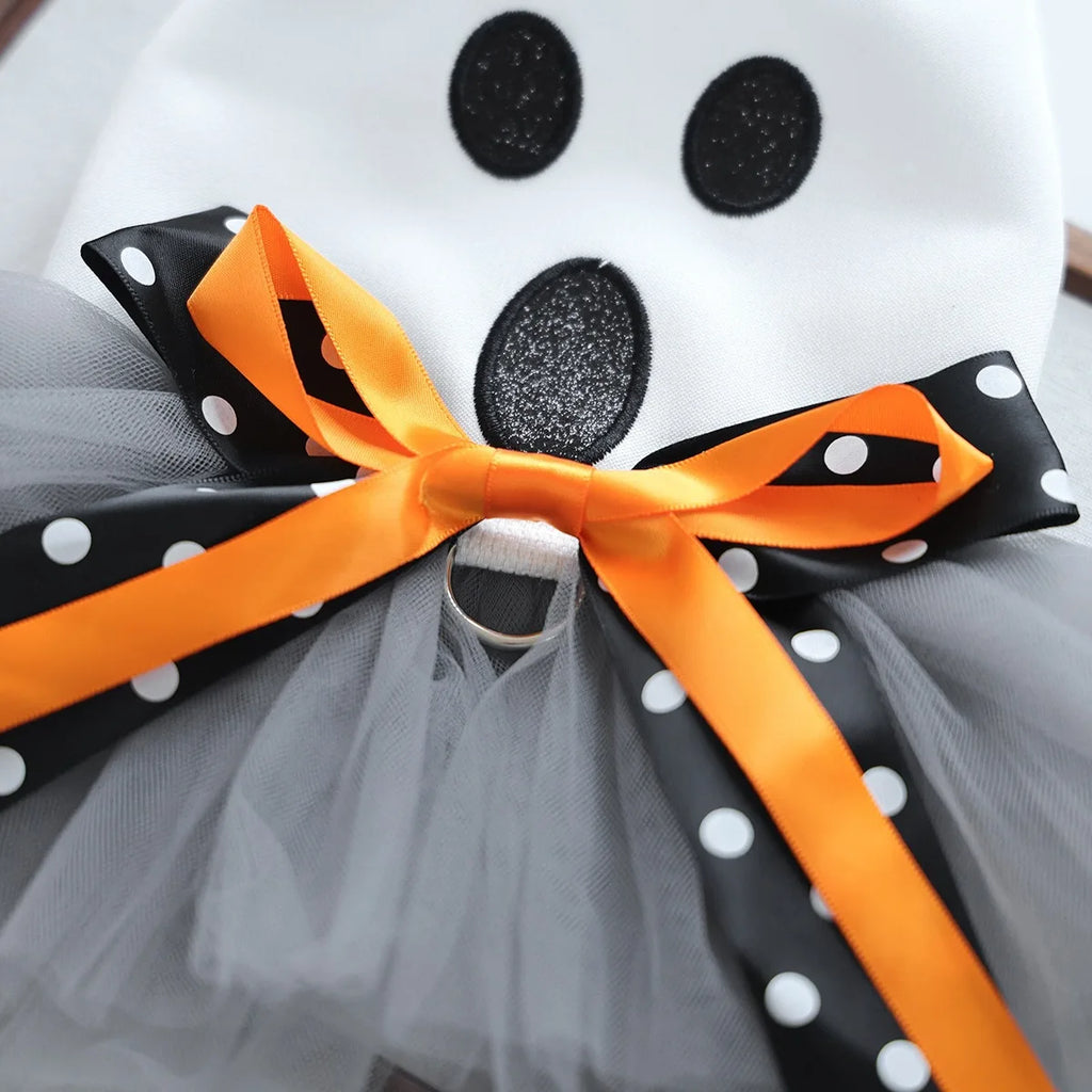 Fantasias de Halloween para Cães: Vestido Elegante para Pets com Saia Tutu – Colete para Cadelas de Outono/Inverno, para Poodles e Raças Pequenas, Gatos
