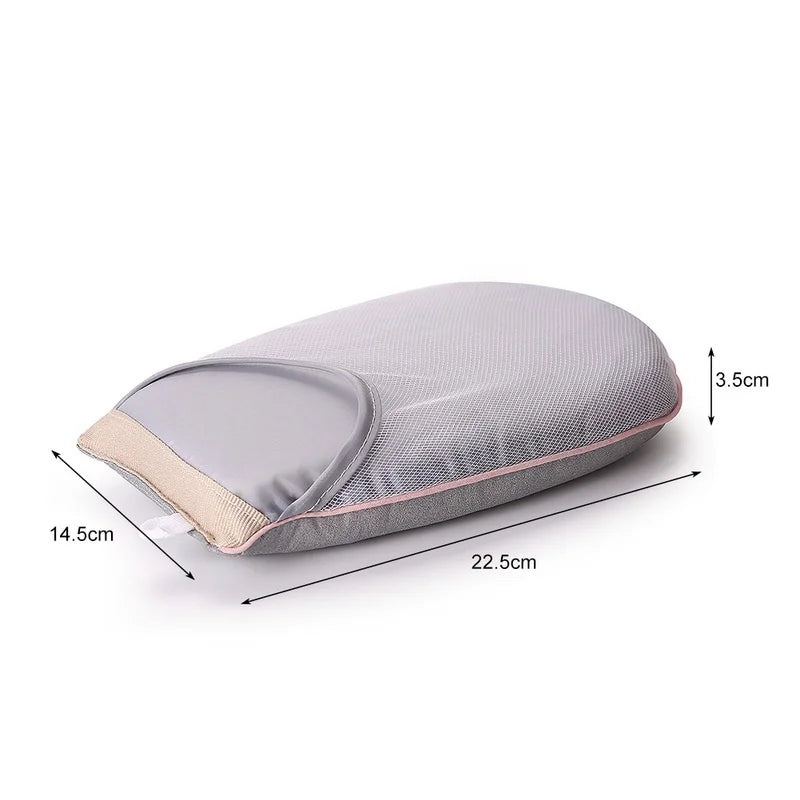 À mão mini almofada de engomar suporte de placa de manga luva resistente ao calor para roupas vestuário vapor portabe ferro rack de mesa