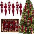 1 caixa de bolas de Natal Red Velvet, enfeites pendentes para árvore de Natal, decoração para festas em casa, presentes de Natal e Ano Novo 2026