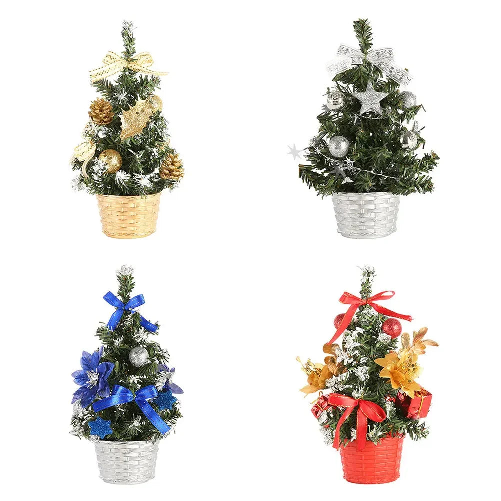 Árvore de Natal LED de 20/30/40cm para Decoração de Casa, Quarto e Festas, Árvore de Natal Artificial, Presente de Ano Novo para Crianças DIY ﻿