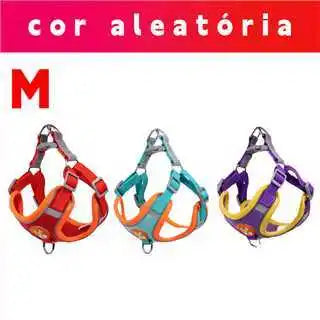 Coleira Peitoral Ajustável Para Cães Gatos Passeio Confortável Material Nylon Ergonômico Seguro
