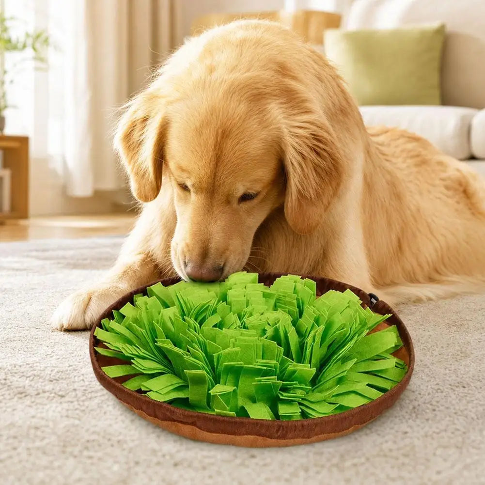 Tapete de busca para cães, jogo interativo de busca de alimentos, brinquedo em forma de tapete para alimentação lenta, ideal para o treino de cães, estimula as habilidades naturais de busca de alimentos.