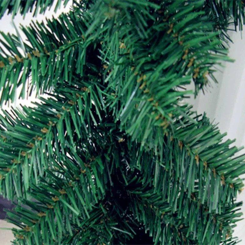 2.7m verde artificial guirlanda de natal poinsétia guirlanda de flores de natal árvore de natal rattan pendurado ornamento decoração