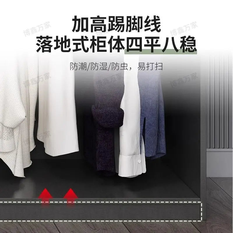 Vestir design guarda-roupa compartimentos armários femininos organizadores de guarda-roupa armário ropero para gurdar ropa móveis