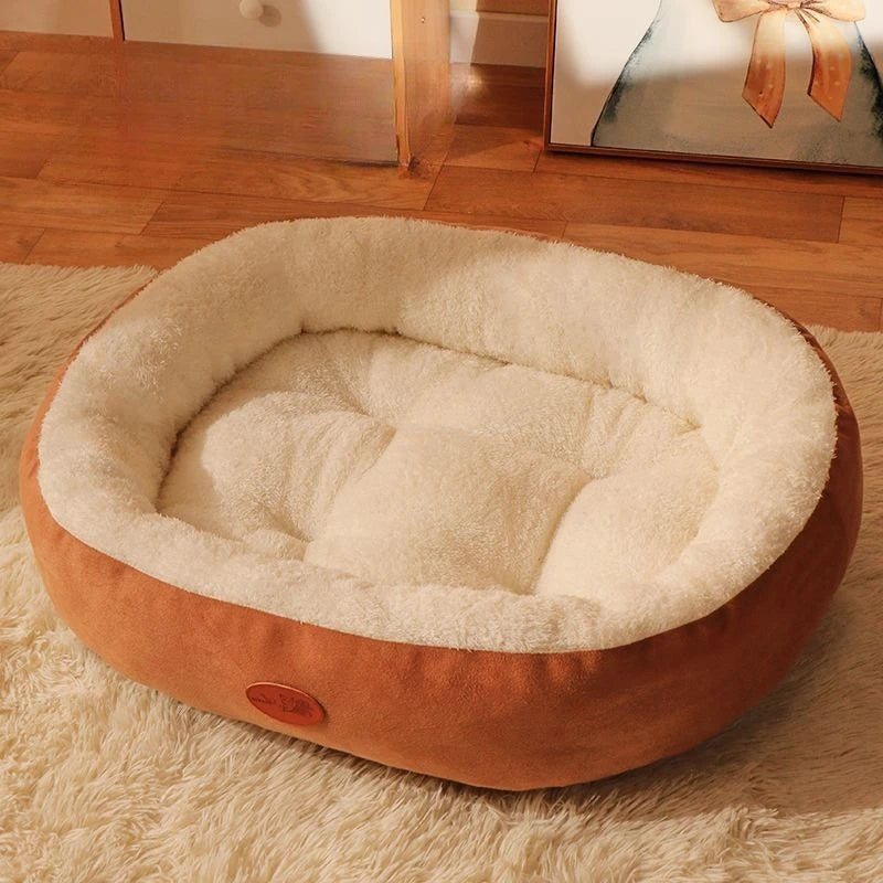 Ninho quente engrossado para outono e inverno ninho de animais de estimação ninho de cachorro esteira ninho de gato grande e pequeno cão de pelúcia toda a temporada cama universal para animais de estimação