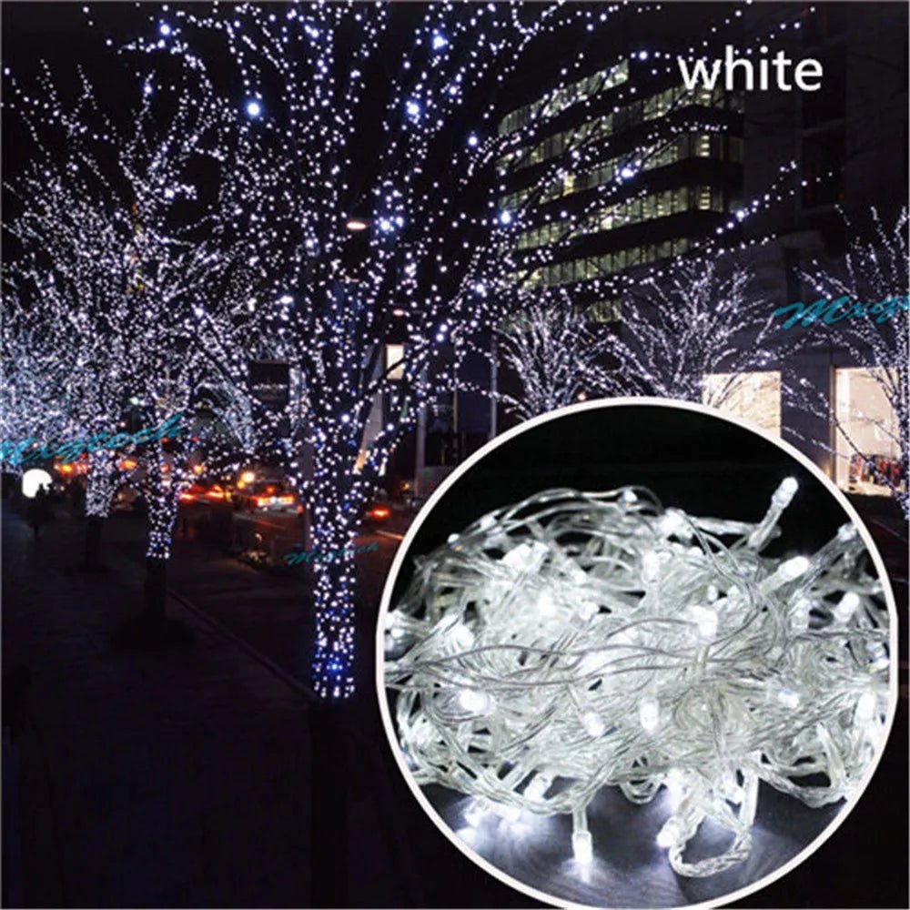 Luzes de natal 5m 10m 20m 30m 50m 100m led string luz de fadas 8 modos luzes de natal para festa de casamento luzes do feriado - Kasa & Pet