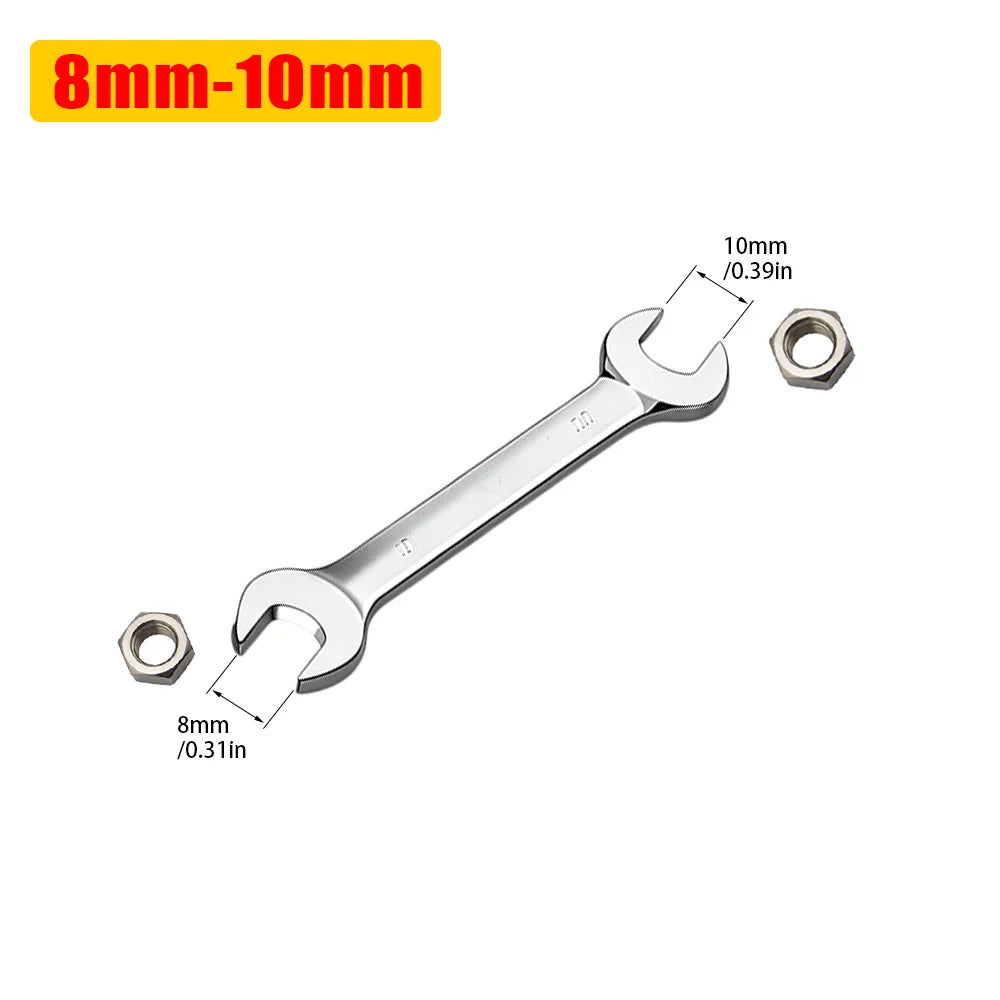 Chave de Boca Dupla de 5.5mm-32mm, Chave Hexagonal para Porcas Hexagonais, Ferramenta Especial para Reparo Automotivo