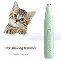 Máquina de tosa elétrica portátil para animais de estimação, tesoura de tosa para cães, aparador silencioso, cortador de pelo para filhotes, tosa de olhos, patas, hamsters e coelhos.