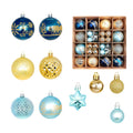 44 pçs/set bauble festa de natal pendurado bola ornamentos decorações de natal decorações da árvore de natal bolas para casa presente de ano novo