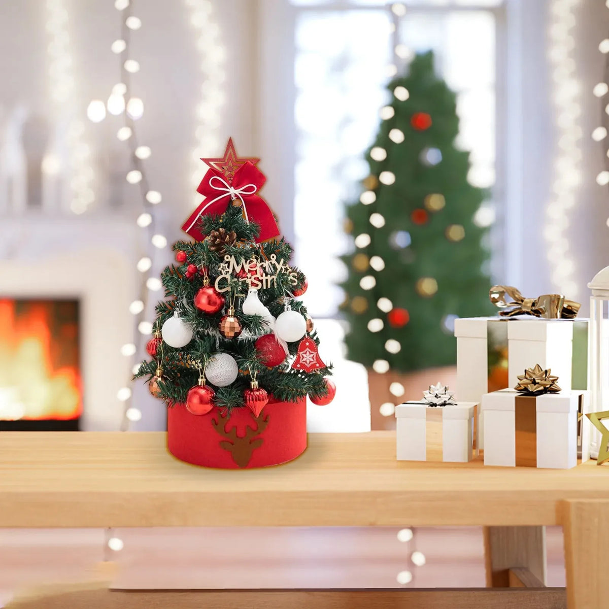 Árvore De Natal Artificial Para Casa, Decorações De Festa, Artesanato DIY, Presente Das Crianças, Quarto, Ano Novo, 20 cm, 45 cm, 60cm