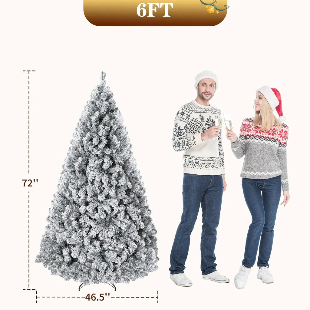 Árvore de Natal artificial com iluminação pré-instalada, em formato de cedro, com base estável, para decoração de interiores